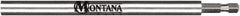 Montana - Slotted Screwdriver Bit - 1/4" Hex Drive, 6" OAL - Strong Tooling