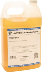 Master Fluid Solutions - Trim E925, 1 Gal Bottle Emulsion Fluid - Water Soluble, For Cutting, Drilling, Sawing, Grinding - Strong Tooling