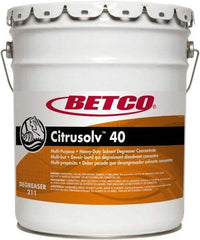 Betco - 5 Gal Bucket Cleaner/Degreaser - Liquid, Citrus - Strong Tooling