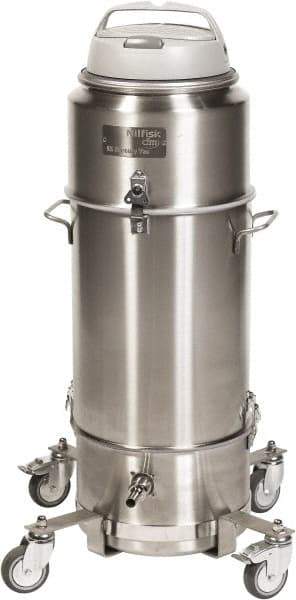 Nilfisk - 3.25 Gal, Stainless Steel Tank, Wet, Mercury Vacuum Cleaner - 10 Amps - Strong Tooling