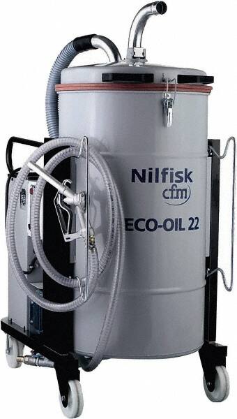 Nilfisk - 48 Gal, Painted Steel Tank, Wet, Machine Shop Vacuum Cleaner - 11.4 Amps - Strong Tooling