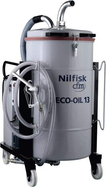 Nilfisk - 48 Gal, Painted Steel Tank, Wet, Machine Shop Vacuum Cleaner - 14.1 Amps - Strong Tooling