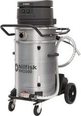 Nilfisk - 14 Gal, Painted Steel Tank, Dry, Machine Shop Vacuum Cleaner - 13.3 Amps - Strong Tooling