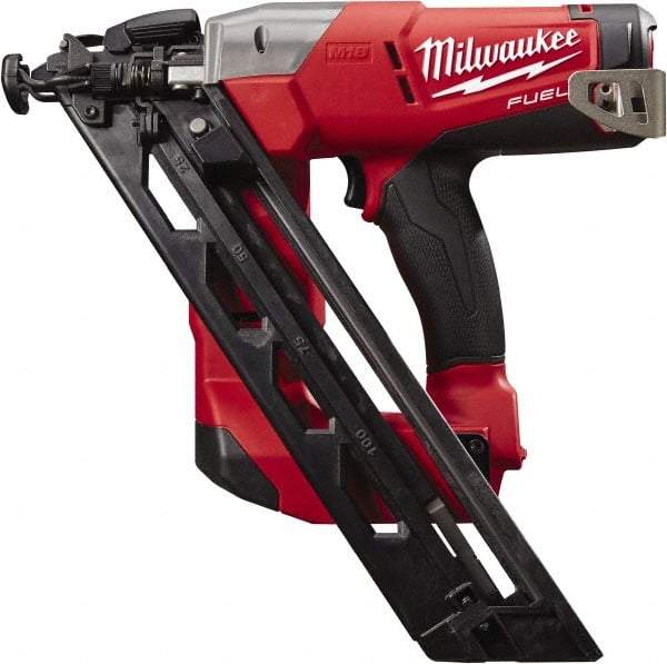 Milwaukee Tool - Cordless Finish Nailer - 15 Gauge Nail Diam, 1-1/4 to 2-1/2" Long Nail, Batteries Not Included - Strong Tooling