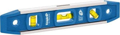 Empire Level - Magnetic 9" Long 3 Vial Torpedo Level - Aluminum, Blue, 1 Plumb, 1 Level & 1 45° Vials - Strong Tooling