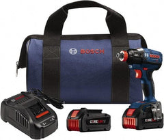 Bosch - 18 Volt, 1/4" Drive, 1,650 In/Lb Torque, Cordless Impact Driver - 2800 RPM, 2 Lithium-Ion Batteries Included - Strong Tooling