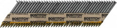 Stanley Bostitch - 12 Gauge 0.113" Shank Diam 2" Long Framing Nails for Power Nailers - Steel, Bright Finish, Smooth Shank, Angled Stick Paper Tape Collation, Round Head - Strong Tooling