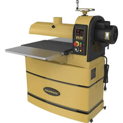 Powermatic - 5" Diam x 22" Long, Single Phase Floor Drum Sanding Machine - 4" Sanding Depth, 2-3/8 to 4" Thick x 44" Wide Workpiece - Strong Tooling