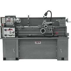 Jet - 13" Swing, 40" Between Centers, 230 Volt, Single Phase Bench Lathe - 2 hp, 60 to 1,240 RPM, 1-3/8" Bore Diam, 28-1/2" Deep x 30" High x 79" Long - Strong Tooling