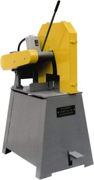 Kalamazoo - 20" Blade Diam, 1" Arbor Hole, Straight Chop & Cutoff Saw - 2,500 RPM, 15 hp, 220/440 Volts, 3 Phase - Strong Tooling