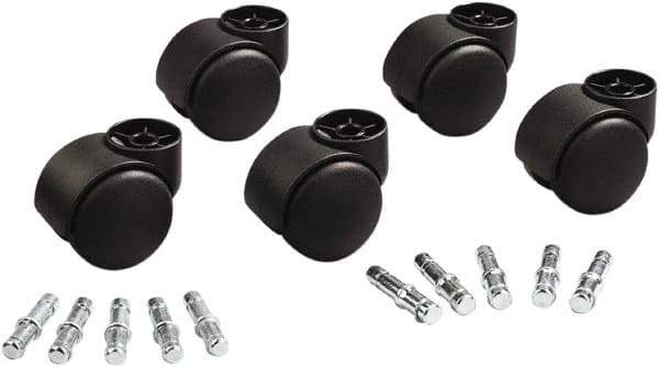 Master Caster - Matte Black Caster Set - For Office & Home Furniture - Strong Tooling