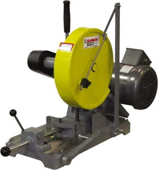 Kalamazoo - 10" Blade Diam, 5/8" Arbor Hole, Straight Chop & Cutoff Saw - 3,450 RPM, 3 hp, 220/440 Volts, 1 or 3 Phase - Strong Tooling