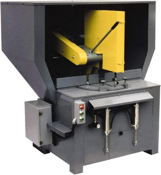 Kalamazoo - 20 or 22" Blade Diam, 1" Arbor Hole, Miter Chop & Cutoff Saw - 2,500 RPM, 15 hp, 220/440 Volts, 3 Phase - Strong Tooling