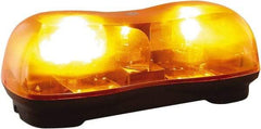 Buyers Products - 320 FPM, Magnetic Mount Emergency Halogen Lightbar Assembly - Powered by 12 to 24 Volts, Amber - Strong Tooling