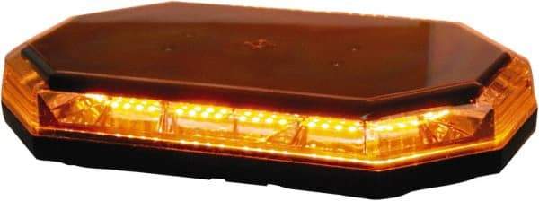 Buyers Products - Variable Flash Rate, Magnetic or Permanent Mount Emergency LED Lightbar Assembly - Powered by DC, Amber & Clear - Strong Tooling