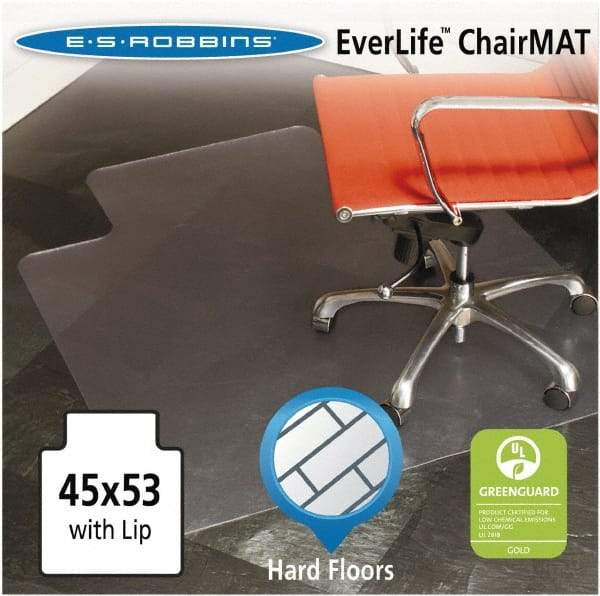 ES Robbins - 53" Long x 45" Wide, Chair Mat - Rectangular, Straight Edge Style - Strong Tooling