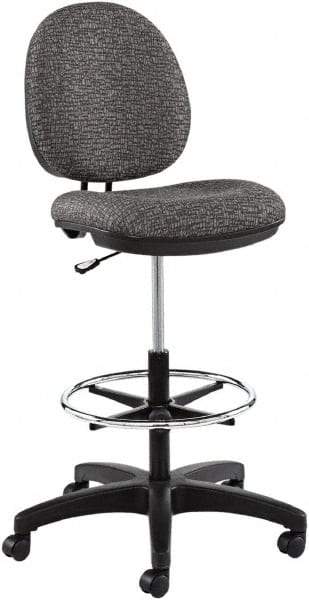 ALERA - 19-1/2 Inch Wide x 26-3/4 Inch Deep x 51-1/8 Inch High, Swivel Base, Swivel Task Chair - 100% Acrylic Seat, Graphite Gray - Strong Tooling