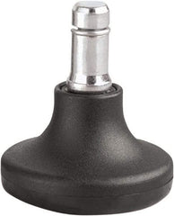 Master Caster - Matte Black Caster Set - For Wood & Tubular Metal Chairs & Office Furniture - Strong Tooling