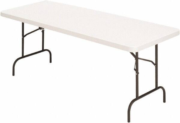 ALERA - 30" Long x 60" Wide x 29" High, Folding Table - Platinum - Strong Tooling