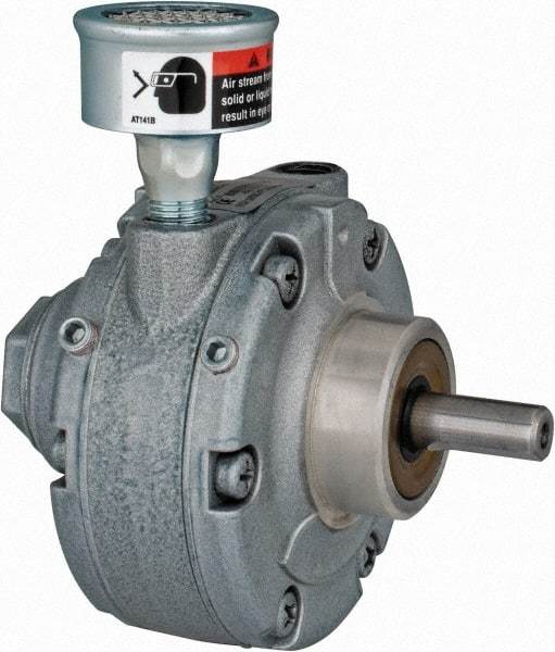 Gast - 3/4 hp Counterclockwise Hub Air Actuated Motor - 3,000 Max RPM, 1.13" Shaft Length, 4.94" OAL, 1/2" Shaft Diam - Strong Tooling