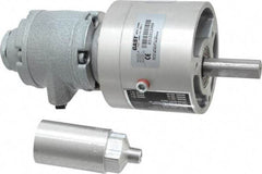 Gast - 1/3 hp Reversible Face Air Actuated Motor - 15:1 Gear Ratio, 400 Max RPM, 7.31" OAL, 1/2" Shaft Diam - Strong Tooling