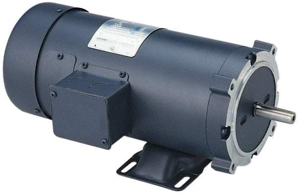 Leeson - 1 Max hp, 3,450 Max RPM, Electric AC DC Motor - 115, 208, 230 V Input, Single Phase, 56 Frame - Strong Tooling