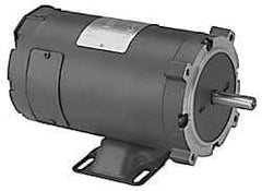 Leeson - 1,800 Max RPM, Electric AC DC Motor - 24 V Input, 56C Frame - Strong Tooling