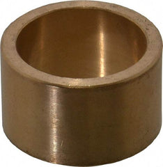 Made in USA - 1" Inside x 1-1/4" Outside Diam, Cast Bronze Sleeve Bearing - 3/4" OAL - Strong Tooling