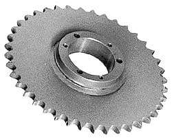 Browning - 18 Teeth, 3/4" Chain Pitch, Chain Size 60, Bushed Steel Roller-Chain Sprockets - Strong Tooling