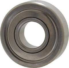 Value Collection - 1/4" Bore Diam, 5/8" OD, Double Shield Miniature Radial Ball Bearing - 0.196" Wide, 1 Row, Round Bore, 128 Lb Static Capacity, 335 Lb Dynamic Capacity - Strong Tooling