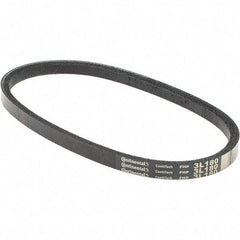 Value Collection - Section 3L, 18" Outside Length, V-Belt - Rubber, Fractional HP, No. 3L180 - Strong Tooling