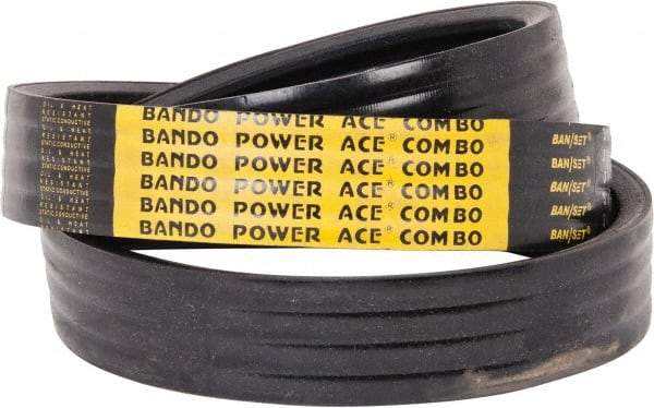 Bando - Section CX, 7/8" Wide, 148" Outside Length, V-Belt - Black, No. CX144 - Strong Tooling