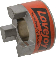 Lovejoy - 7/8" Max Bore Diam, 3/16" x 3/32" Keyway Width x Depth, Flexible Coupling Hub - 1-3/4" OD, 2.12" OAL, Sintered Iron, Order 2 Hubs & 1 Spider for Complete Coupling - Strong Tooling