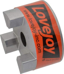 Lovejoy - 1/2" Max Bore Diam, Flexible Coupling Hub - 2.11" OD, 2-1/2" OAL, Sintered Iron, Order 2 Hubs & 1 Spider for Complete Coupling - Strong Tooling