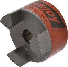 Lovejoy - 7/8" Max Bore Diam, 3/16" x 3/32" Keyway Width x Depth, Flexible Coupling Hub - 3.31" OD, 4-1/4" OAL, Sintered Iron, Order 2 Hubs & 1 Spider for Complete Coupling - Strong Tooling