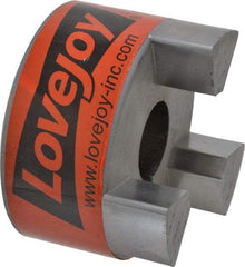 Lovejoy - 1-1/4" Max Bore Diam, Flexible Hub Coupling - 3-3/4" OD, 4-1/2" OAL, Sintered Iron - Strong Tooling