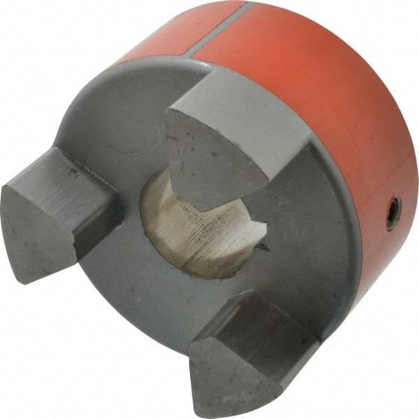 Lovejoy - 1-3/8" Max Bore Diam, Flexible Hub Coupling - 3-3/4" OD, 4-1/2" OAL, Sintered Iron - Strong Tooling