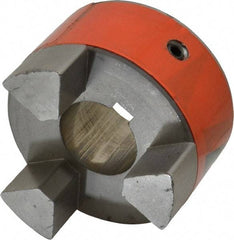 Lovejoy - 1-1/2" Max Bore Diam, Flexible Hub Coupling - 3-3/4" OD, 4-1/2" OAL, Metal - Strong Tooling