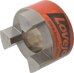 Lovejoy - 1-7/8" Max Bore Diam, Flexible Hub Coupling - 3-3/4" OD, 4-1/2" OAL, Sintered Iron - Strong Tooling