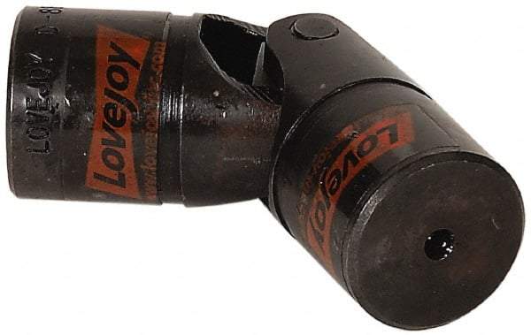 Lovejoy - 7/8" Bore Depth, 1,176 In/Lbs. Torque, D-Type Single Universal Joint - 7/16" Inside x 7/8" Outside Diam, 3" OAL - Strong Tooling