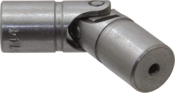 Lovejoy - 7/8" Bore Depth, 768 In/Lbs. Torque, D-Type Single Universal Joint - 3/4" Outside Diam, 2-11/16" OAL - Strong Tooling