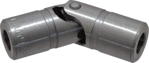 Lovejoy - 7/8" Bore Depth, 1,176 In/Lbs. Torque, D-Type Single Universal Joint - 7/16" Inside x 7/8" Outside Diam, 3" OAL - Strong Tooling