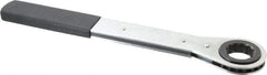 Lang - 1-5/16" 12 Point Ratcheting Box Wrench - Single End, 15-1/2" OAL, Steel, Nickel Chrome Finish - Strong Tooling