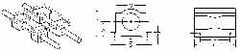 Pacific Bearing - 2" Inside Diam, Closed Twin Pillow Block Linear Bearing - 4-1/16" Overall Height x 6" Overall Width - Strong Tooling