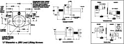 Duff-Norton - 1/4 Ton Capacity, 3" Lift Height, Upright Mechanical Screw Actuator - Threaded End - Strong Tooling