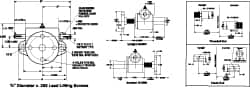 Duff-Norton - 1 Ton Capacity, 6" Lift Height, Upright Mechanical Screw Actuator - Clevis End - Strong Tooling