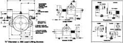 Duff-Norton - 1 Ton Capacity, 6" Lift Height, Upright Mechanical Screw Actuator - Clevis End - Strong Tooling