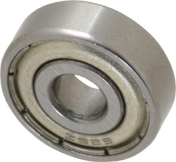 Tritan - 6mm Bore Diam, 19mm OD, Double Shield Deep Groove Radial Ball Bearing - 6mm Wide, 1 Row, Round Bore, 200 Lb Static Capacity, 530 Lb Dynamic Capacity - Strong Tooling