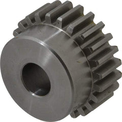 Browning - 16 Pitch, 1-1/2" Pitch Diam, 24 Tooth Spur Gear - 1/2" Bore Diam, 1-5/16" Hub Diam, Steel - Strong Tooling