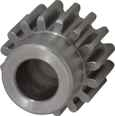 Browning - 12 Pitch, 1.333" Pitch Diam, 16 Tooth Spur Gear - 5/8" Bore Diam, 1-1/16" Hub Diam, Steel - Strong Tooling